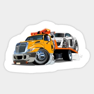 Cartoon tow truck Sticker